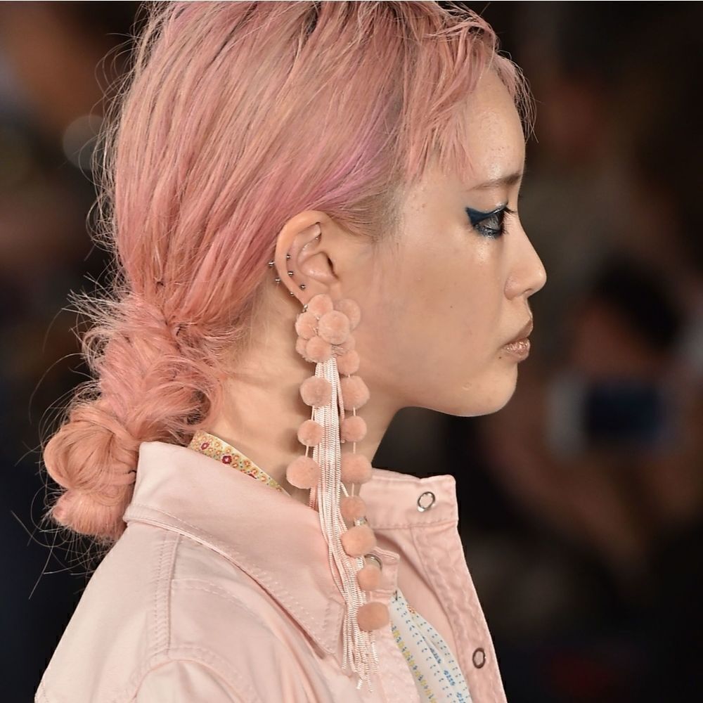 N°21 N21 Statement Pink Clip Earring